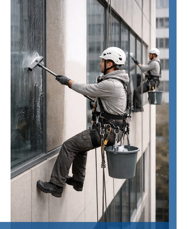 Мойка фасадов зданий в Петрозаводске под ключ от 355 р. | ВЫСОТНИК-Птр