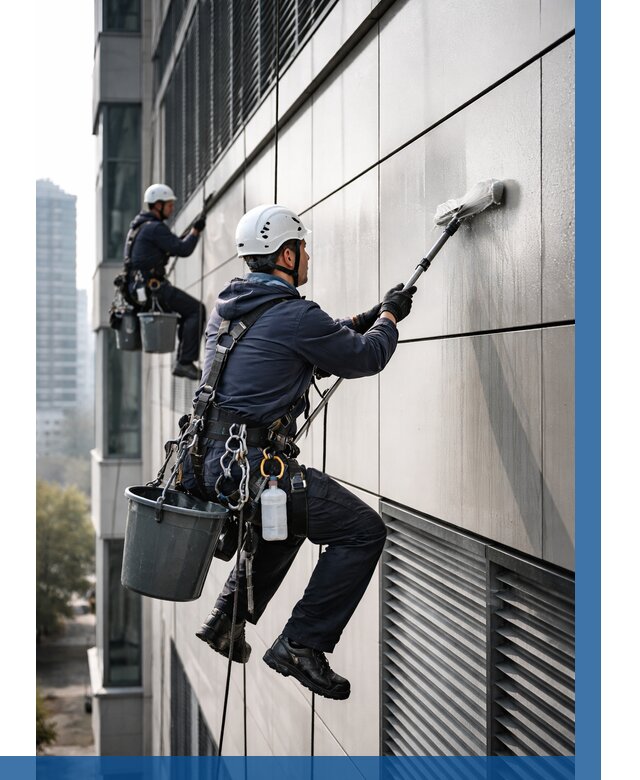 Мойка вентилируемого фасада в Петрозаводске от 254 р. | ВЫСОТНИК-Птр