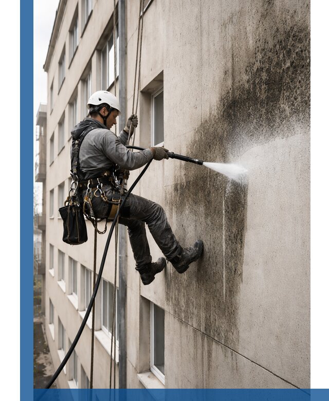 Профессиональная очистка фасадов от плесени в Петрозаводске