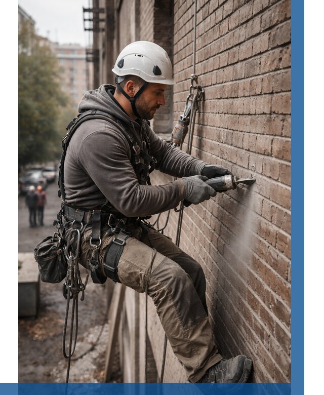 Расшивка кирпичных швов в Петрозаводске от 609 р. | ВЫСОТНИК-Птр