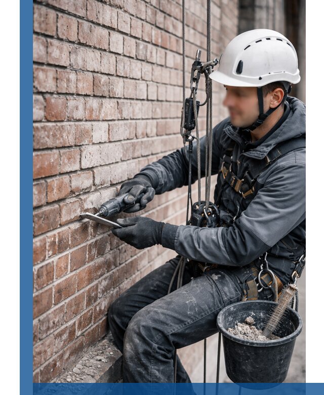 Расшивка кирпичных швов фасадов и стен, ремонт в Петрозаводске