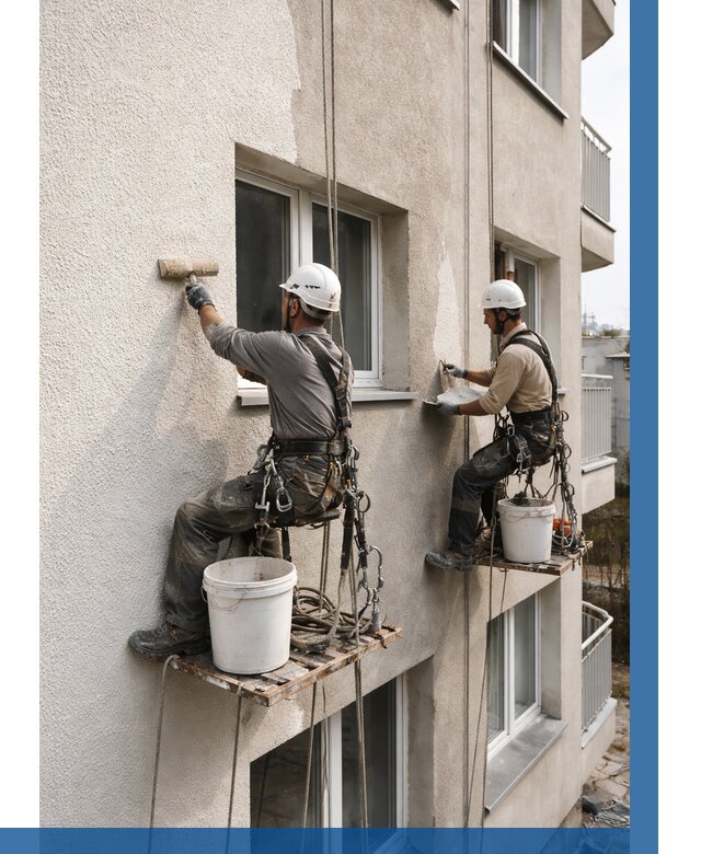 Нанесение короеда на фасад в Петрозаводске от 457 р. | ВЫСОТНИК-Птр