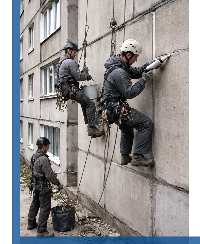 Герметизация межпанельных швов в Петрозаводске с гарантией герметичности
