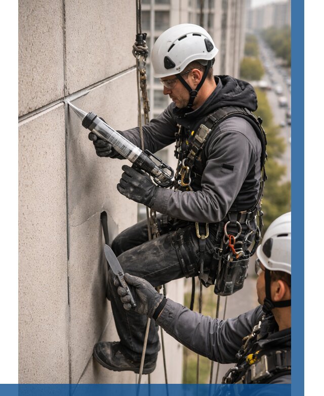 Первичная герметизация швов в Петрозаводске от 609 р. | ВЫСОТНИК-Птр