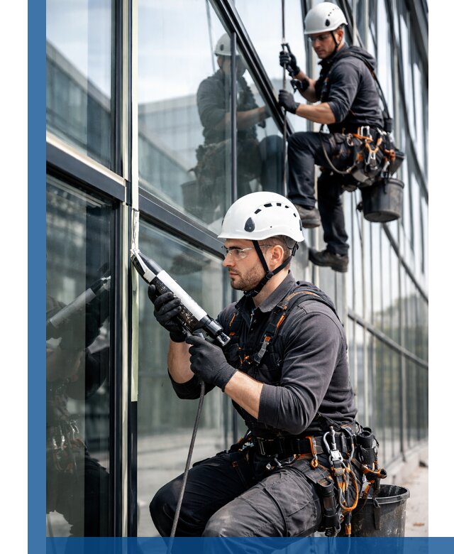 Герметизация витражных швов в Петрозаводске для зданий и фасадов