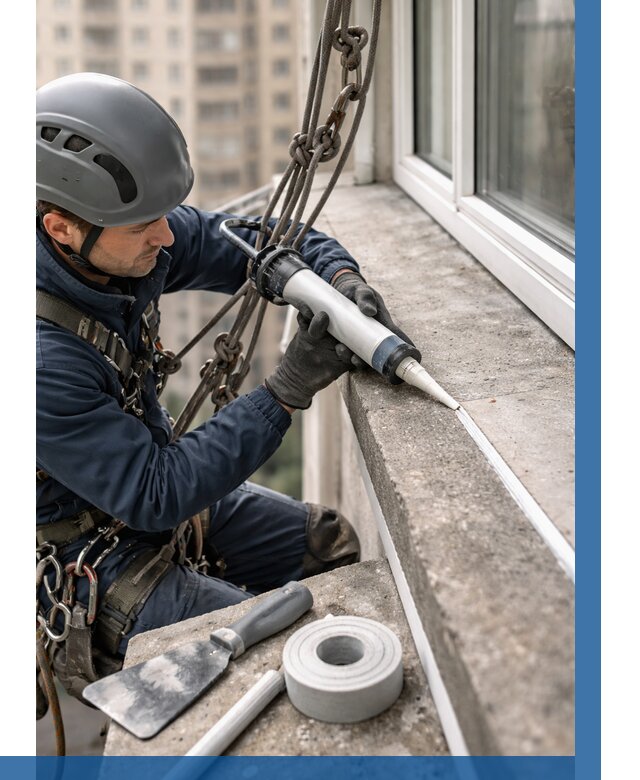 Герметизация балконного козырька в Петрозаводске от 4568 р. | ВЫСОТНИК-Птр