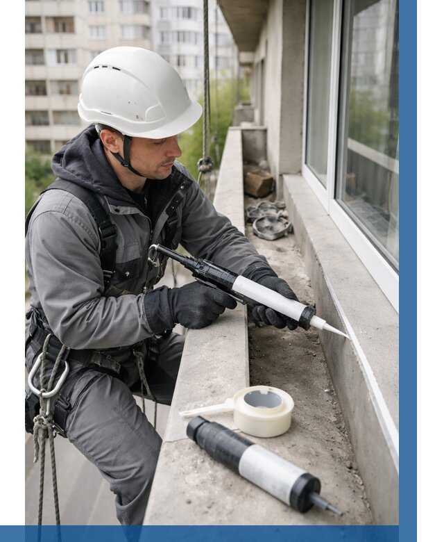 Герметизация швов лоджии в Петрозаводске от 4568 р. | ВЫСОТНИК-Птр