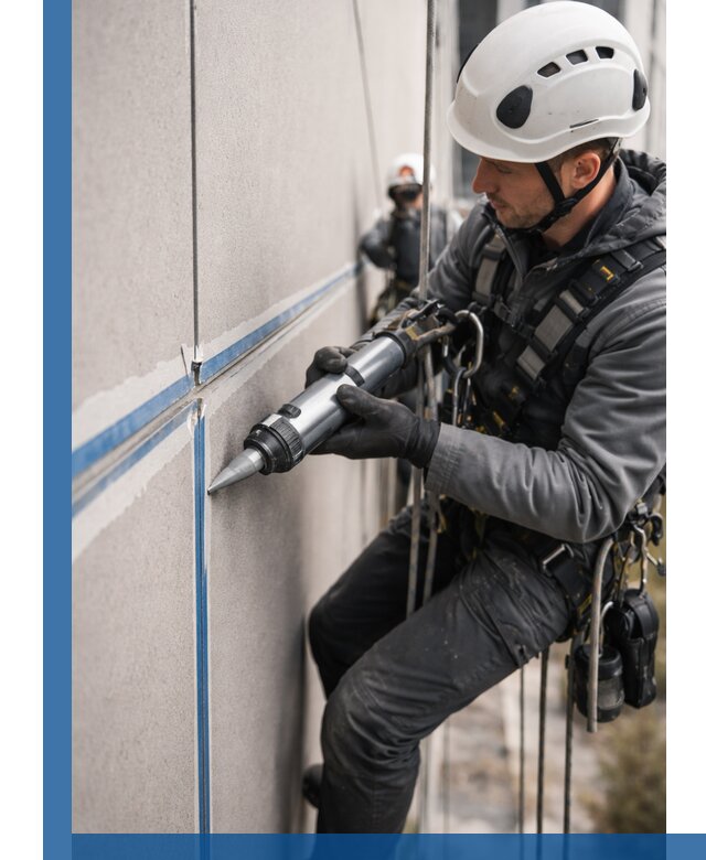 Герметизация стыков фасадных панелей в Петрозаводске качественно и быстро