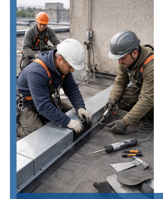 Ремонт кровельных примыканий в Петрозаводске профессионально