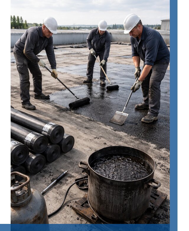 Гидроизоляция кровли мастикой в Петрозаводске от 609 р. | ВЫСОТНИК-Птр