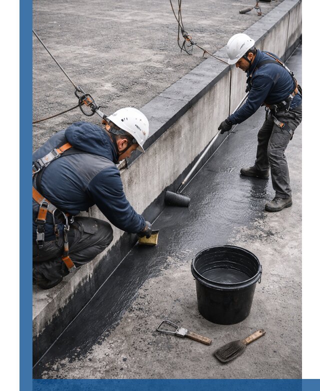 Гидроизоляция кровли жидкой резиной профессионально в Петрозаводске