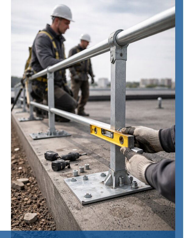 Монтаж кровельного ограждения в Петрозаводске от 1218 р. | ВЫСОТНИК-Птр