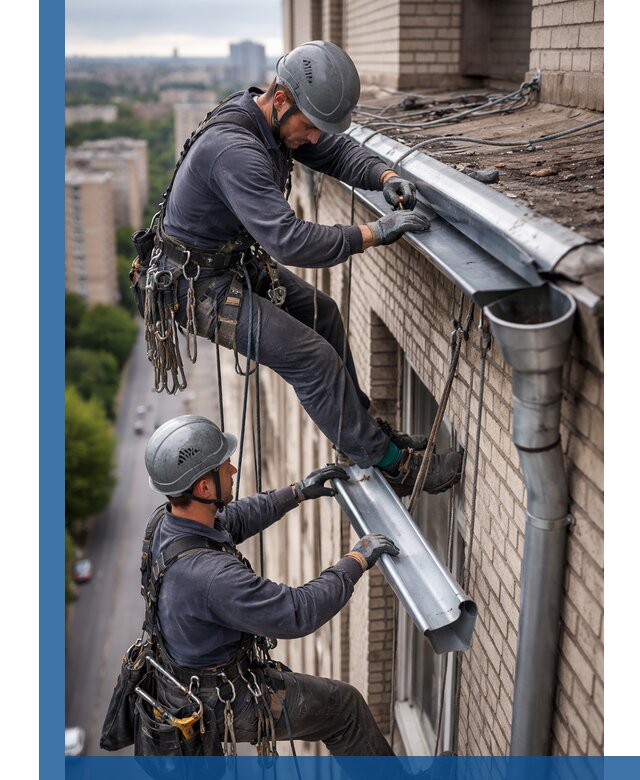 Ремонт водосточных желобов в Петрозаводске, быстро и качественно