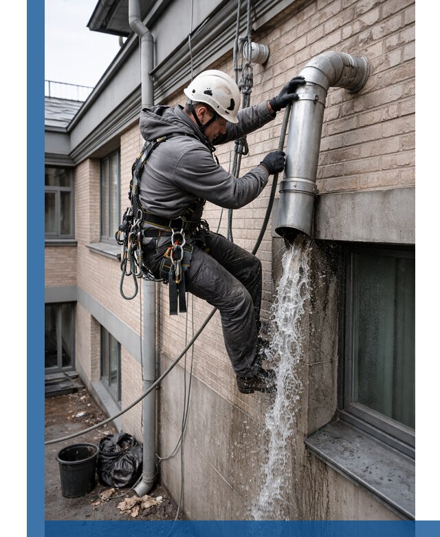 Профессиональная прочистка водосточных труб в Петрозаводске с гарантией