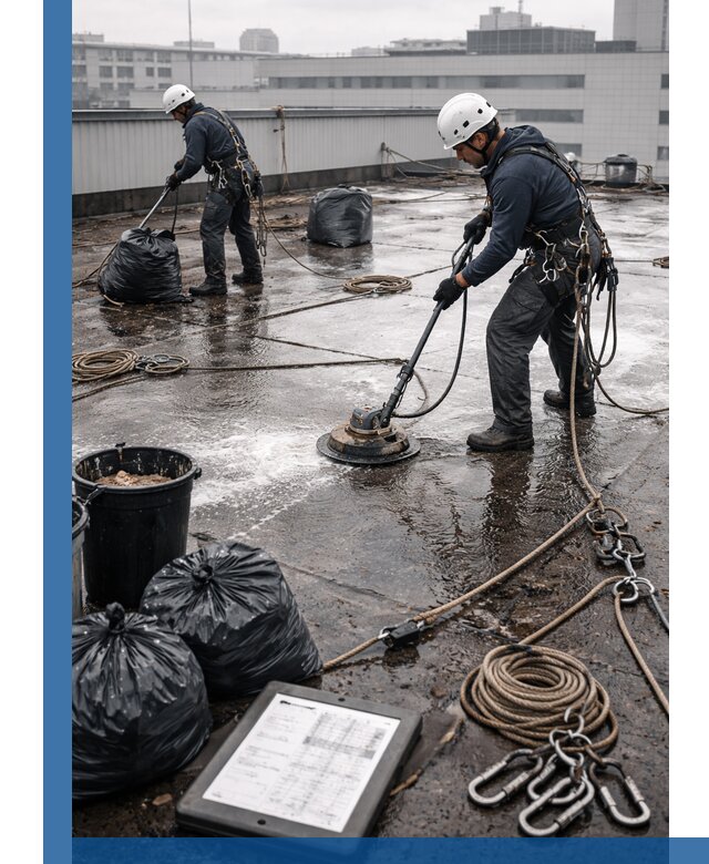 Плановая очистка кровли по графику в Петрозаводске для безопасности