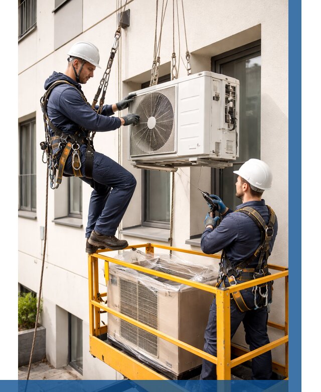 Демонтаж внешнего блока кондиционера в Петрозаводске от 3553 р. | ВЫСОТНИК-Птр