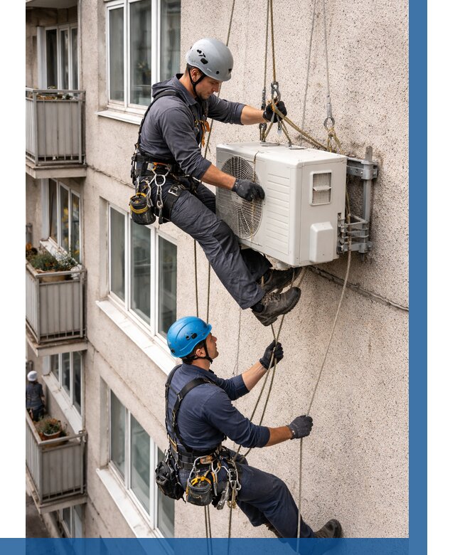 Перенос внешнего блока кондиционера в Петрозаводске от 9135 р.| ВЫСОТНИК-Птр