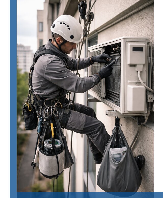 Обслуживание внешнего блока кондиционера в Петрозаводске профессионально