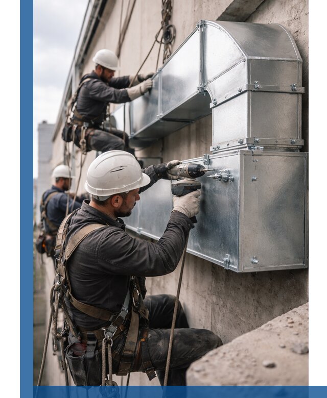 Профессиональный монтаж вентиляционных коробов в Петрозаводске под ключ