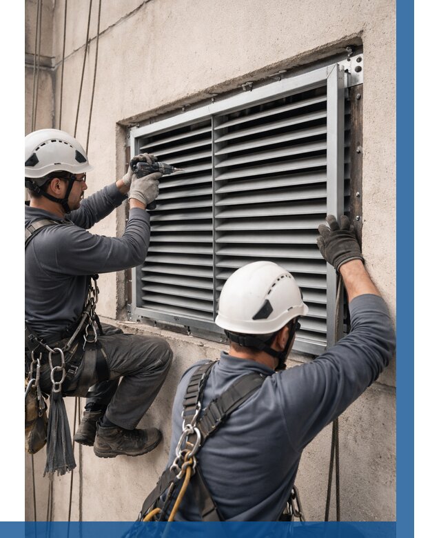 Монтаж вентиляционных решеток в Петрозаводске от 4568 р. | ВЫСОТНИК-Птр