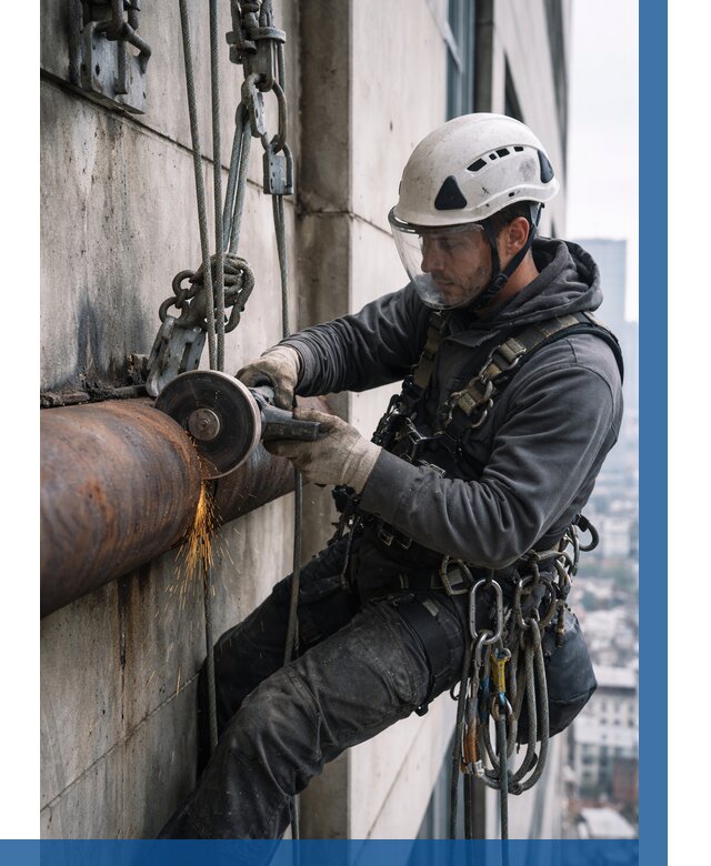 Резка металла на высоте в Петрозаводске по цене от 4568 р. | ВЫСОТНИК-Птр