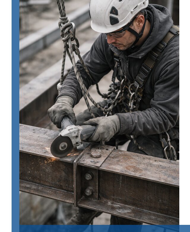 Резка металла на высоте в Петрозаводске для зданий и конструкций