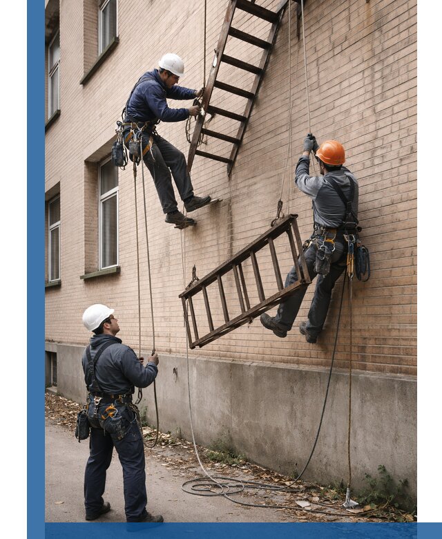 Демонтаж пожарной лестницы в Петрозаводске быстро и безопасно