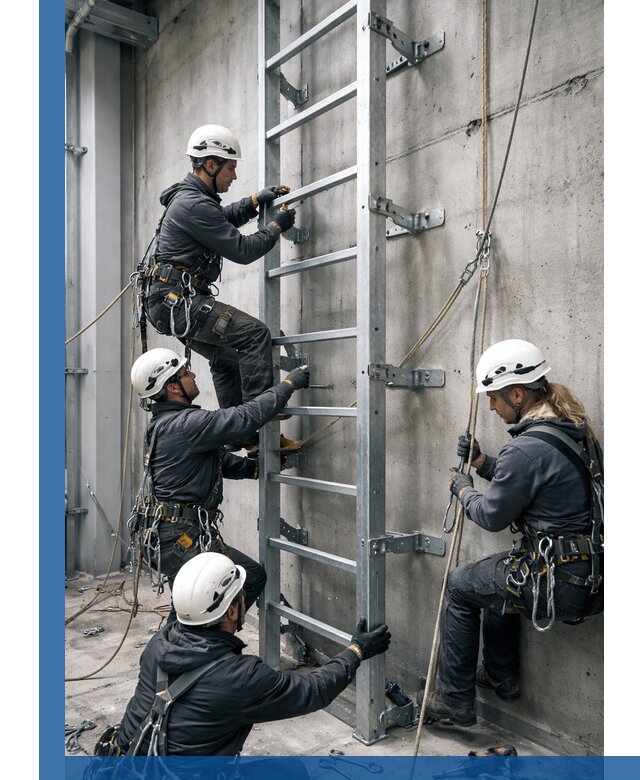 Монтаж металлических лестниц в Петрозаводске под ключ со гарантией