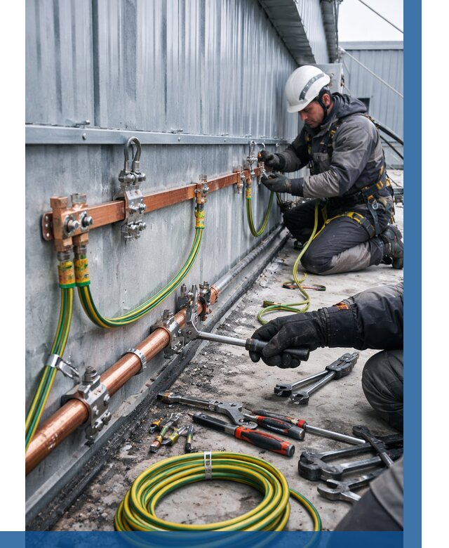 Монтаж заземления здания в Петрозаводске от 25375 р. | ВЫСОТНИК-Птр