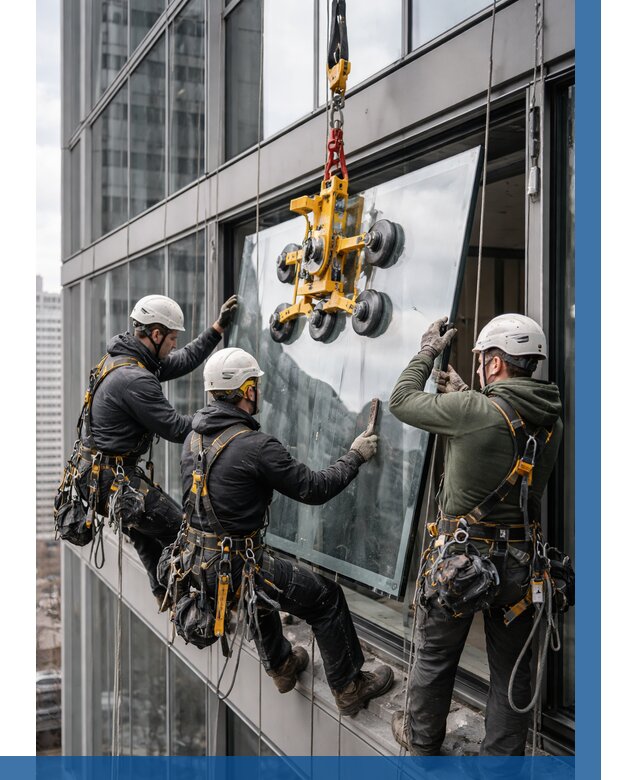 Фасадное остекление зданий под ключ в Петрозаводске от 10150 р. | ВЫСОТНИК-Птр