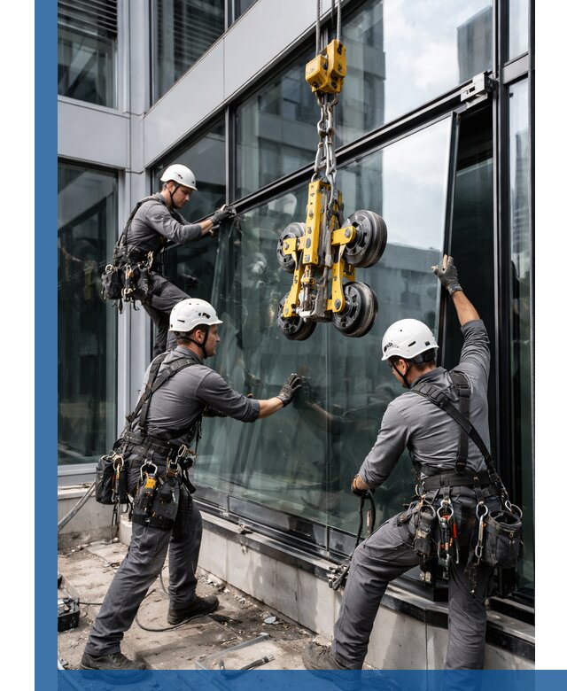 Структурное остекление фасадов в Петрозаводске монтаж и обслуживание