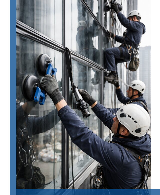 Радиусное остекление фасадов под ключ в Петрозаводске с гарантиями