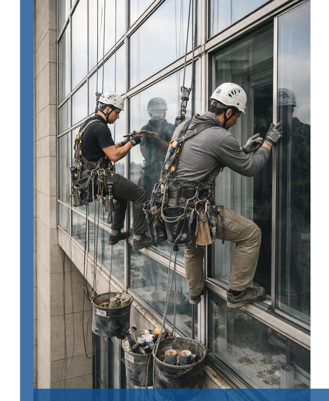 Ремонт витражных конструкций и фасадного остекления в Петрозаводске