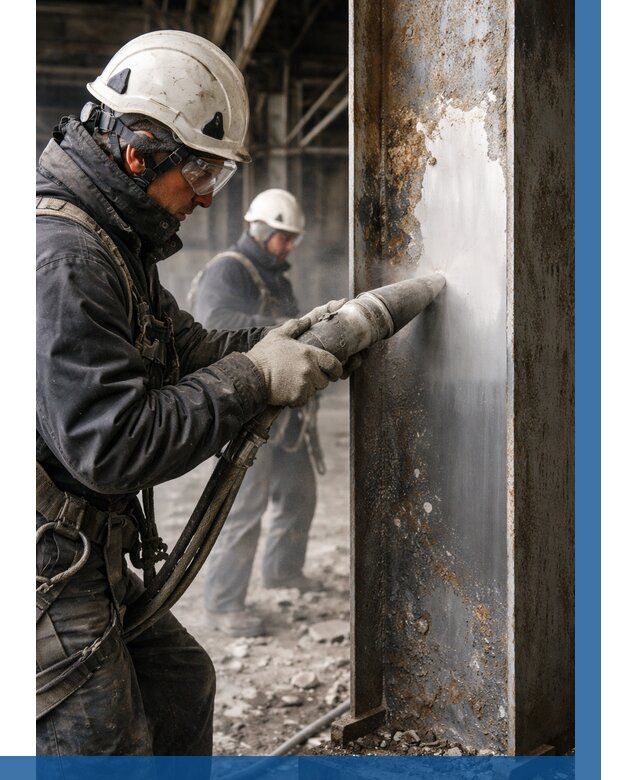 Удаление старой краски с металла в Петрозаводске от 457 р. | ВЫСОТНИК-Птр