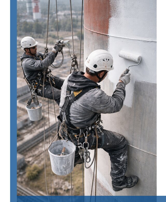 Покраска дымовых труб в Петрозаводске: антикоррозийная защита и восстановление