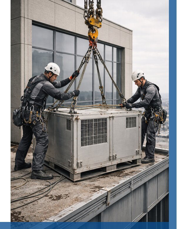 Такелажные работы на высоте в Петрозаводске от 8120 р. | ВЫСОТНИК-Птр