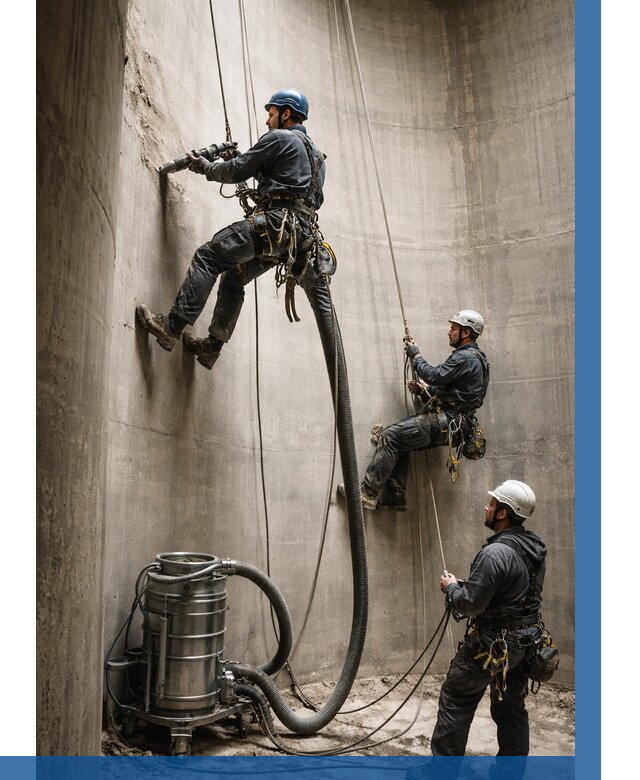 Зачистка силосов в Петрозаводске от 4568 р. Договор и смета ВЫСОТНИК-Птр