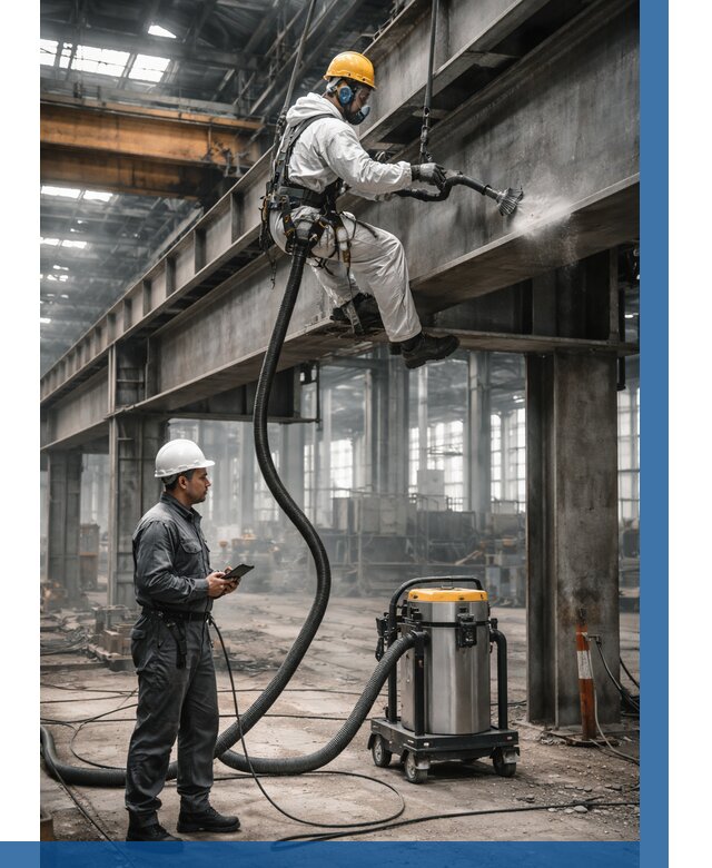 Обеспыливание конструкций в цехе в Петрозаводске от 4263 р. | ВЫСОТНИК-Птр