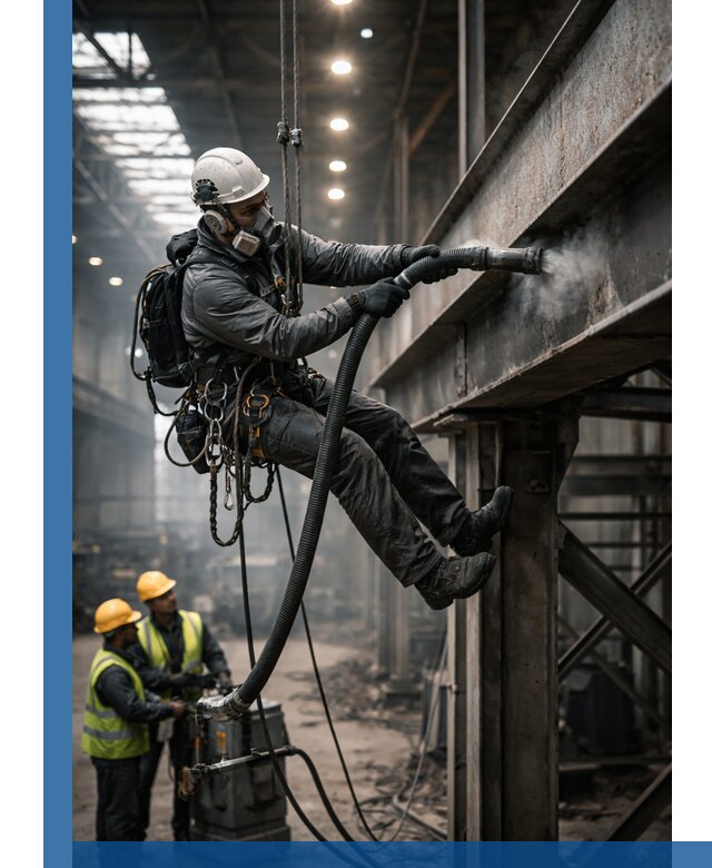 Обеспыливание конструкций в цехах промышленного производства в Петрозаводске