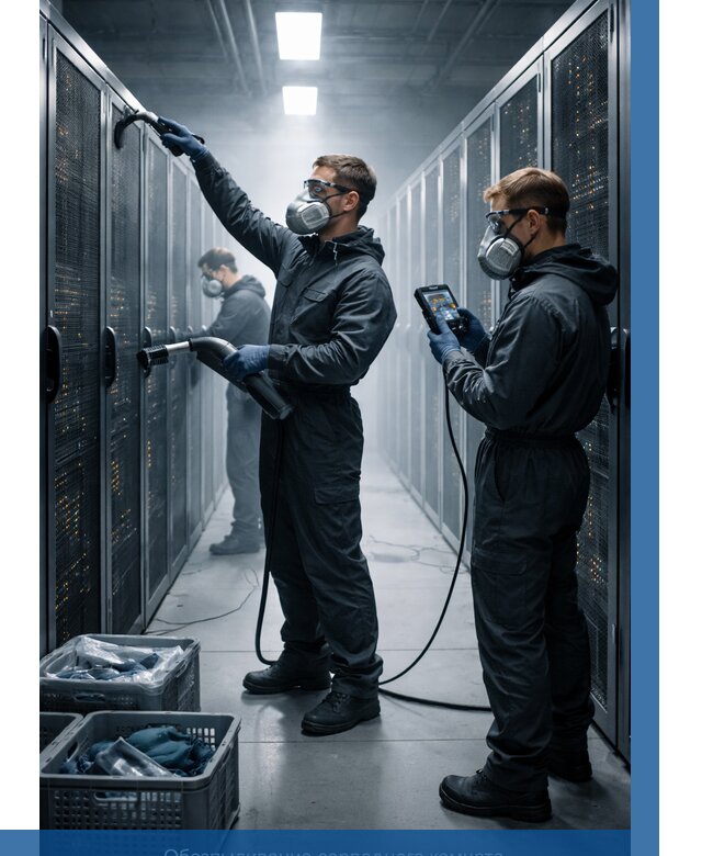 Обеспыливание серверной комнаты в Петрозаводске от 4568 р. | ВЫСОТНИК-Птр