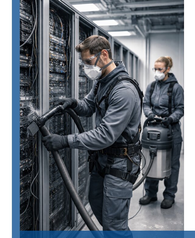 Обеспыливание серверной комнаты в Петрозаводске, профессиональная очистка