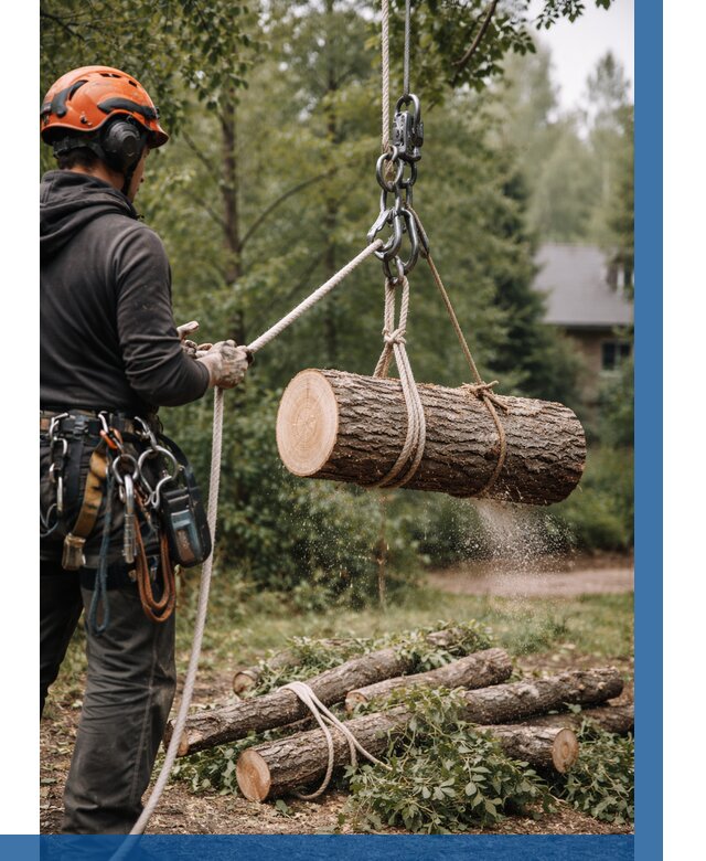 Валка деревьев частями в Петрозаводске от 7613 р. | ВЫСОТНИК-Птр
