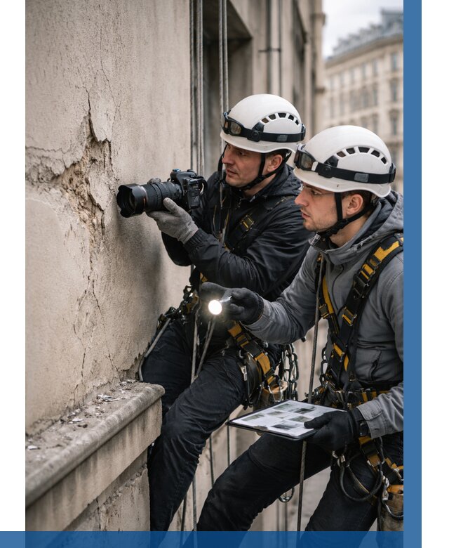 Фотофиксация дефектов фасада в Петрозаводске от 4568 р. | ВЫСОТНИК-Птр