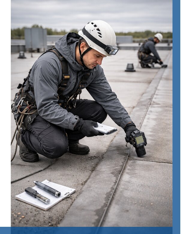 Обследование кровли на протечки в Петрозаводске от 4568 р. | ВЫСОТНИК-Птр