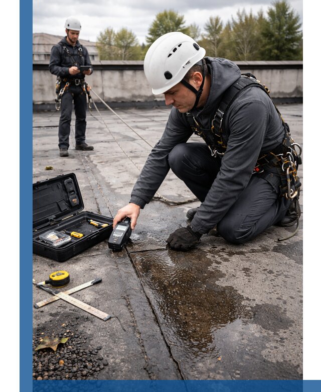 Обследование кровли на протечки и выявление дефектов в Петрозаводске