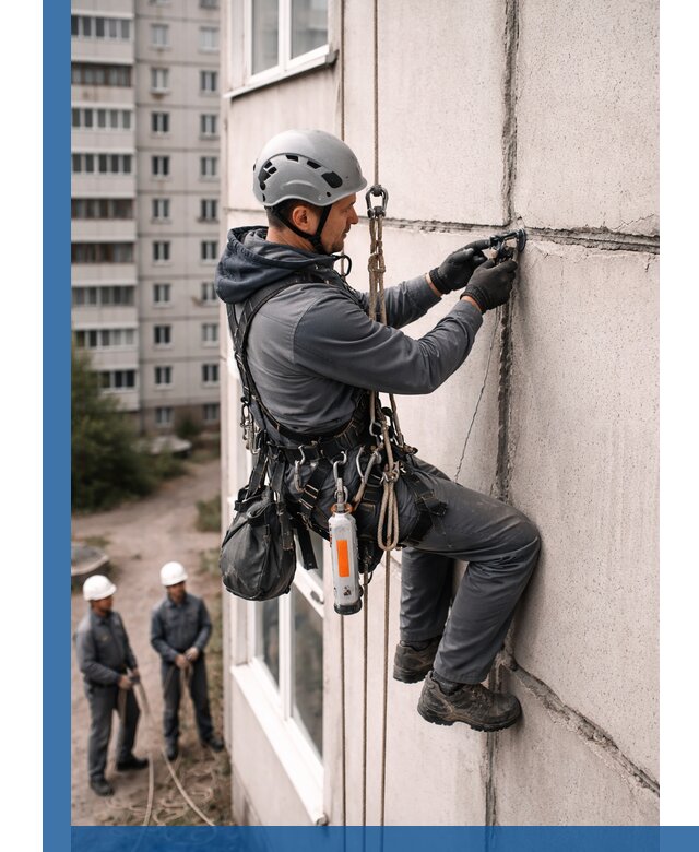 Обследование межпанельных швов и герметизация в Петрозаводске