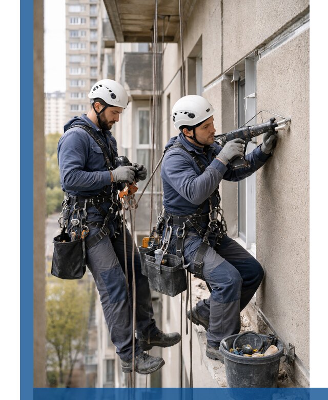 Промышленные альпинисты высотные работы и монтаж в Петрозаводске